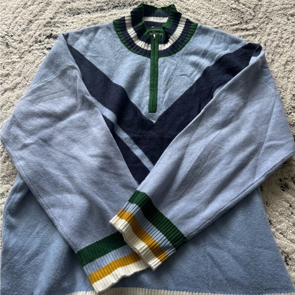 Anthropologie Quarter Zip Sweater